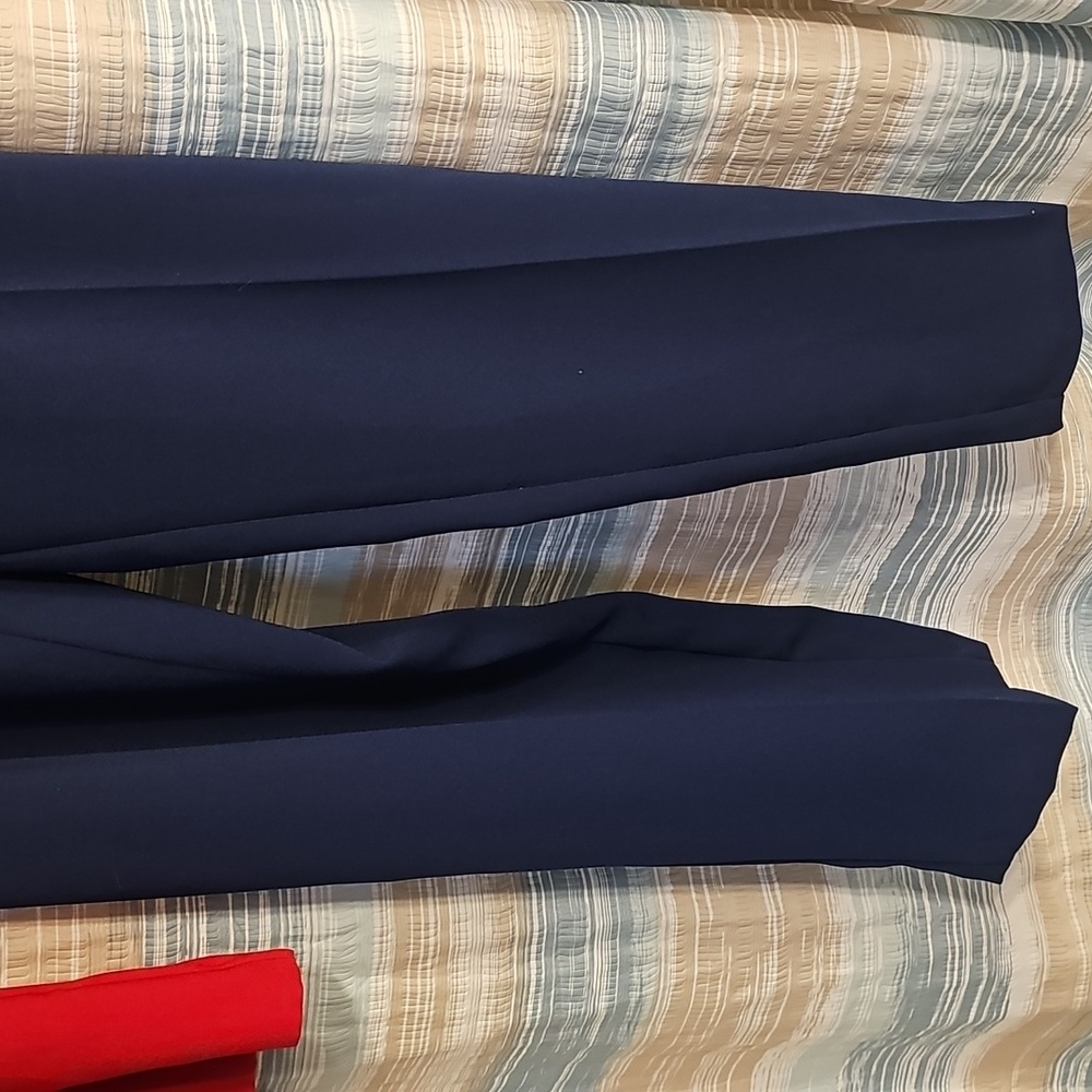 Sag Harbor Red/Navy 2 Piece Pants Set - Picture 9 of 12